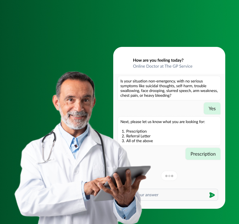 DOCNOW online doctor assessment